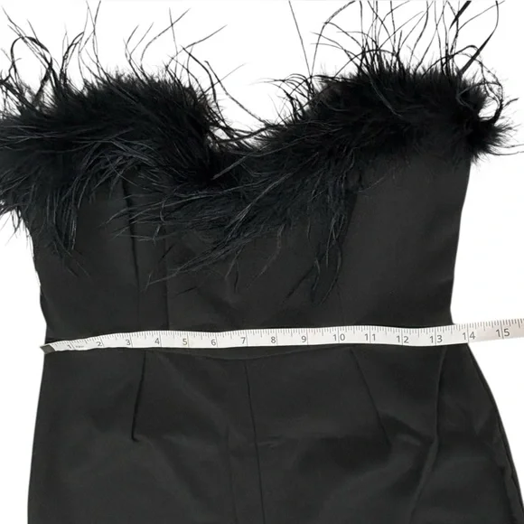 Lina Black Wide Leg Women's Pants - Picture 8 of 12